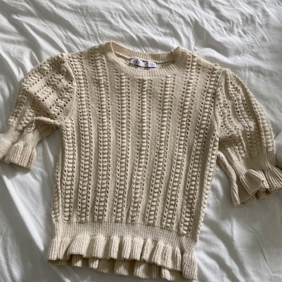 Zara Crochet Blouse - Picture 1 of 2